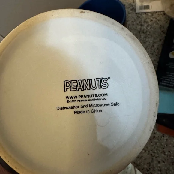 NWOT- Peanuts Snoopy & Woodstock Friends Forever, Oversized Mug - Picture 5 of 10